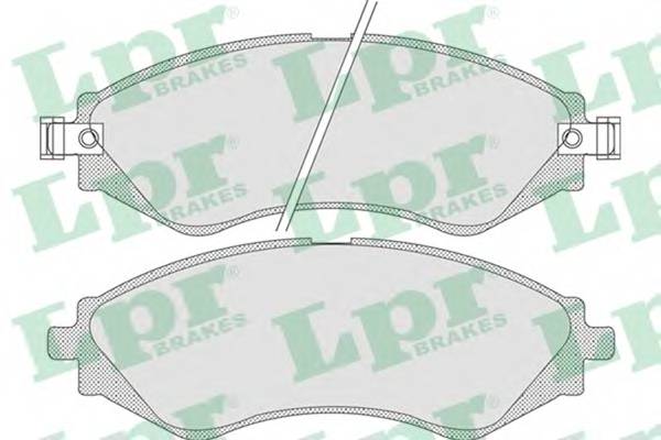 LPR 05P729 Комплект гальмівних колодо... LPR 05P729 Комплект гальмівних колодо...