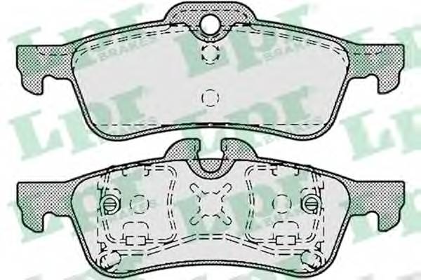 LPR 05P861 Комплект гальмівних колодо... LPR 05P861 Комплект гальмівних колодо...