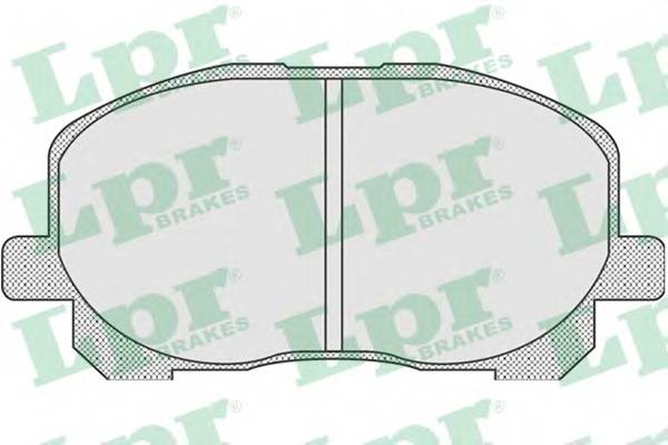 LPR 05P904 Комплект тормозных колодок