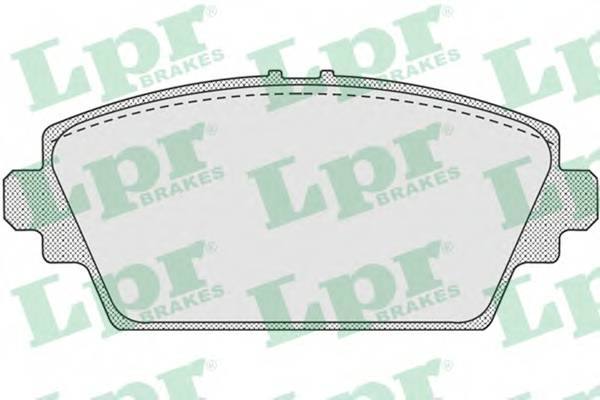 LPR 05P940 Комплект тормозных колодок...