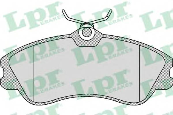 LPR 05P950 Комплект тормозных колодок