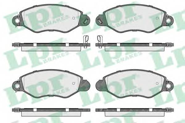 LPR 05P994 Комплект гальмівних колодо... LPR 05P994 Комплект гальмівних колодо...