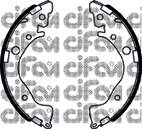 CIFAM 153-493 Комплект тормозных колодок CIFAM 153-493 Комплект тормозных колодок