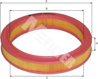 MFILTER A507 Повітряний фільтр MFILTER A507 Повітряний фільтр