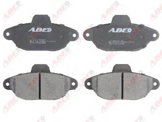 ABE C1F062ABE Комплект тормозных колодок