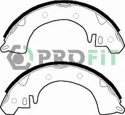 PROFIT 5001-0228 Колодки гальмівні барабанн... PROFIT 5001-0228 Колодки гальмівні барабанн...