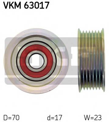 SKF VKM 63017 Паразитный / ведущий ролик, 