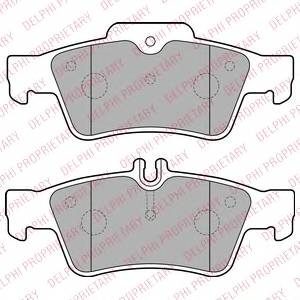 DELPHI LP1868 Комплект тормозных колодок...