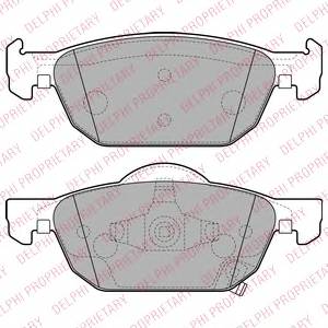 DELPHI LP2144 Комплект гальмівних колодо... DELPHI LP2144 Комплект гальмівних колодо...