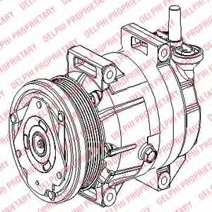 DELPHI TSP0155953 Компрессор, кондиционер DELPHI TSP0155953 Компрессор, кондиционер