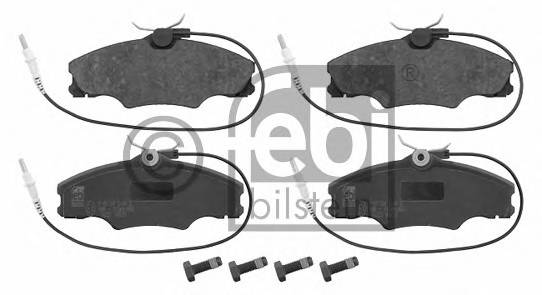 FEBI BILSTEIN 16221 Комплект тормозных колодок