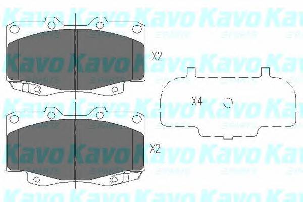 KAVO PARTS KBP-9096 Комплект гальмівних колодо... KAVO PARTS KBP-9096 Комплект гальмівних колодо...