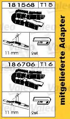 SWF 116191 Щітка склоочисника SWF 116191 Щітка склоочисника