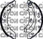 CIFAM 153-513 Комплект тормозных колодок