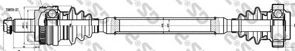 GSP 205037 Приводной вал