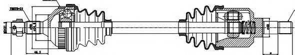 GSP 210131 Приводной вал