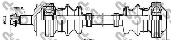 GSP 235001 Приводний вал GSP 235001 Приводний вал