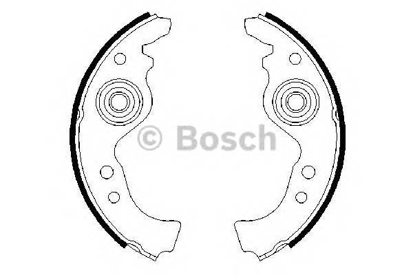 BOSCH 0 986 487 030 Комплект тормозных колодок