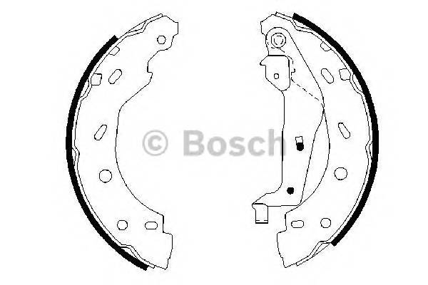 BOSCH 0 986 487 600 Комплект тормозных колодок
