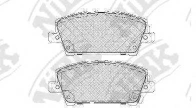 NiBK PN8866 Колодки гальмівні. дискові ...