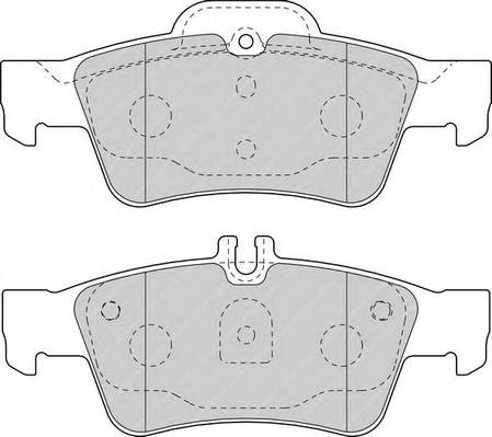 FERODO FDB1526 Комплект тормозных колодок