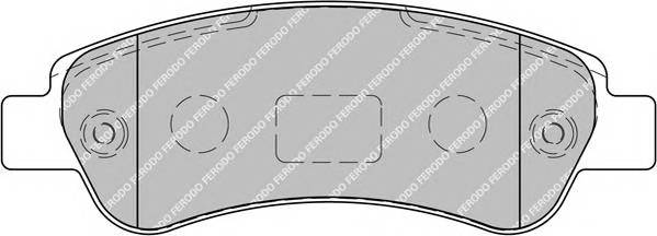 FERODO FVR1927 Комплект тормозных колодок...