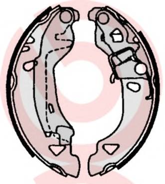 BREMBO S 23 513 Комплект тормозных колодок