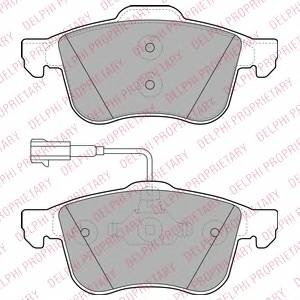DELPHI LP1959 Комплект тормозных колодок