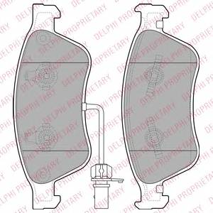 DELPHI LP2072 Комплект тормозных колодок... DELPHI LP2072 Комплект тормозных колодок...