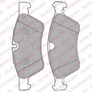 DELPHI LP2125 Комплект тормозных колодок