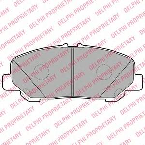DELPHI LP2119 Комплект тормозных колодок... DELPHI LP2119 Комплект тормозных колодок...