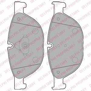 DELPHI LP2189 Комплект тормозных колодок...