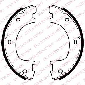 DELPHI LS2054 Комплект тормозных колодок...