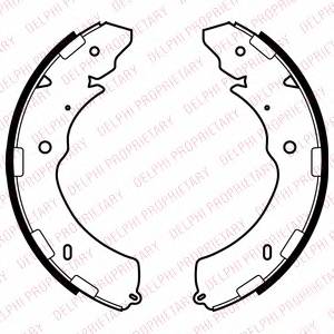 DELPHI LS2064 Комплект тормозных колодок DELPHI LS2064 Комплект тормозных колодок