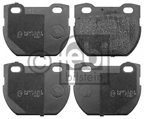 FEBI BILSTEIN 116117 Комплект гальмівних колодо...