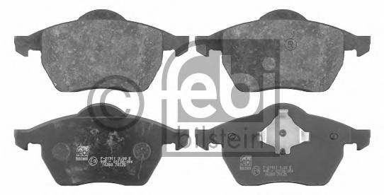 FEBI BILSTEIN 16280 Комплект тормозных колодок...