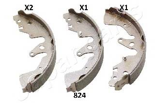 JAPANPARTS GF-824AF Комплект гальмівних колодо...