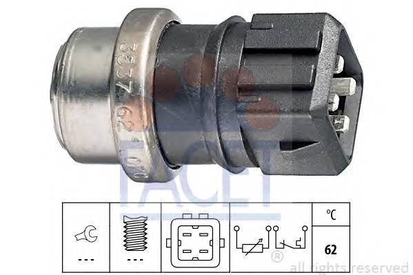 FACET 7.3537 Датчик, температура охлажд�...