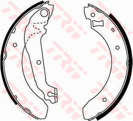 TRW GS6207 Комплект гальмівних колодо...