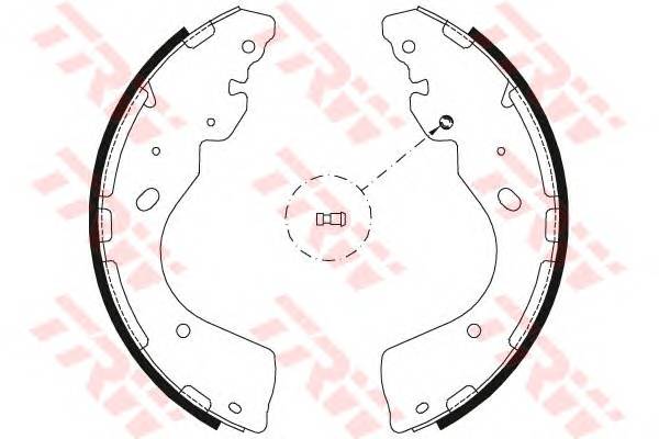 TRW GS8797 Комплект тормозных колодок