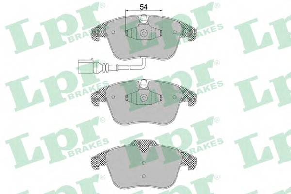 LPR 05P1392 Комплект тормозных колодок