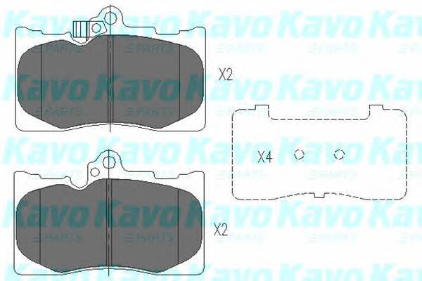 KAVO PARTS KBP-9085 Комплект тормозных колодок... KAVO PARTS KBP-9085 Комплект тормозных колодок...