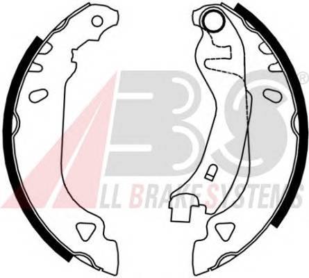 A.B.S. 8831 Комплект тормозных колодок