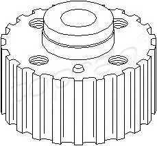 TOPRAN 100 296 Шестерня, коленчатый вал