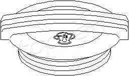 TOPRAN 111 023 Крышка, резервуар охлаждаю