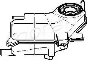 TOPRAN 111 029 Компенсационный бак, охлаж