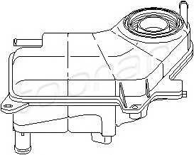 TOPRAN 111 030 Компенсационный бак, охлаж