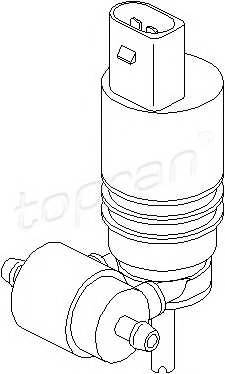 TOPRAN 107 819 Водяной насос, система очис