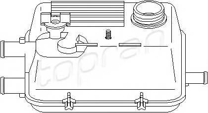 TOPRAN 721 993 Компенсационный бак, охлаж�