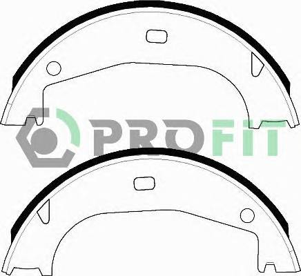 PROFIT 5001-0546 Колодки гальмівні барабанн... PROFIT 5001-0546 Колодки гальмівні барабанн...